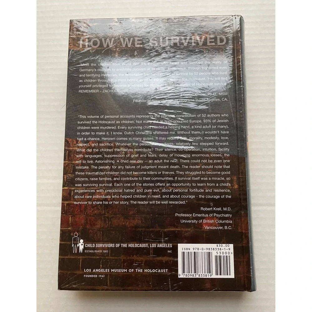 How We Survived Personal Stories of Child Survivors of the Holocaust WW2 New